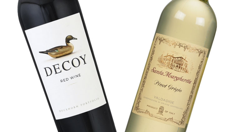 Picture of Decoy Select Wines or Santa Margherita Pinot Grigio