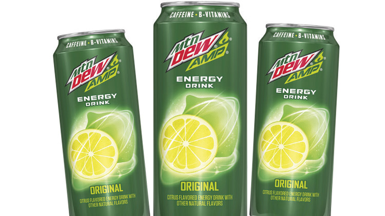 Picture of Mtn Dew Amp Energy Drink