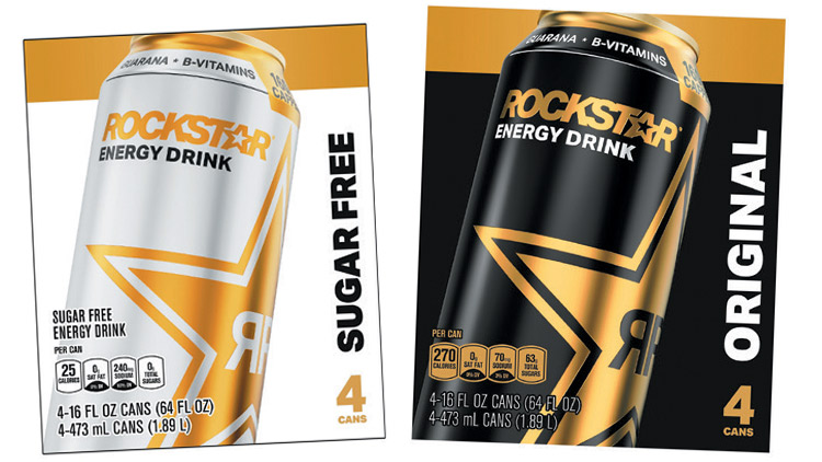 Rockstar Energy Drink 16 Fl Oz/4, 4 pk / 16 fl oz - Baker's