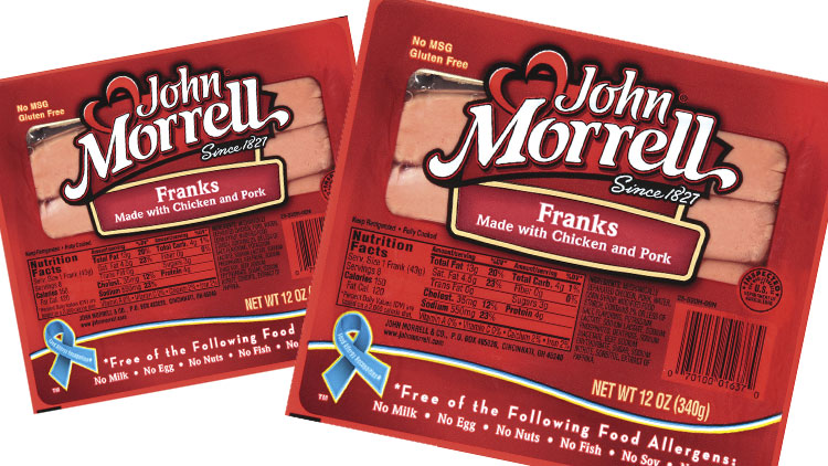 Picture of John Morrell or Peyton's Meat Franks