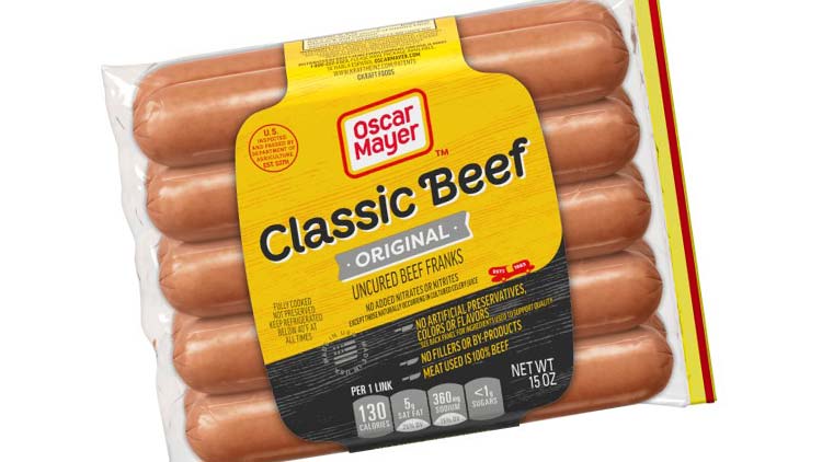 Picture of Oscar Mayer Beef or Cheese Franks