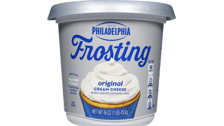 Picture of Philadelphia Cream Cheese Frosting or President Whipped Creme