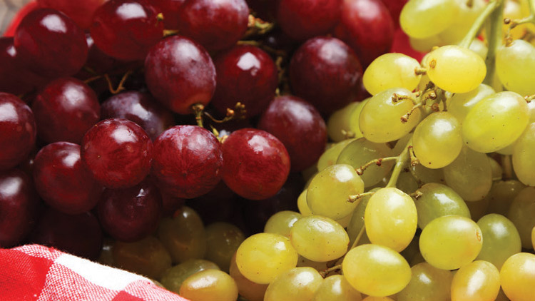 Picture of Red or Green Seedless Grapes