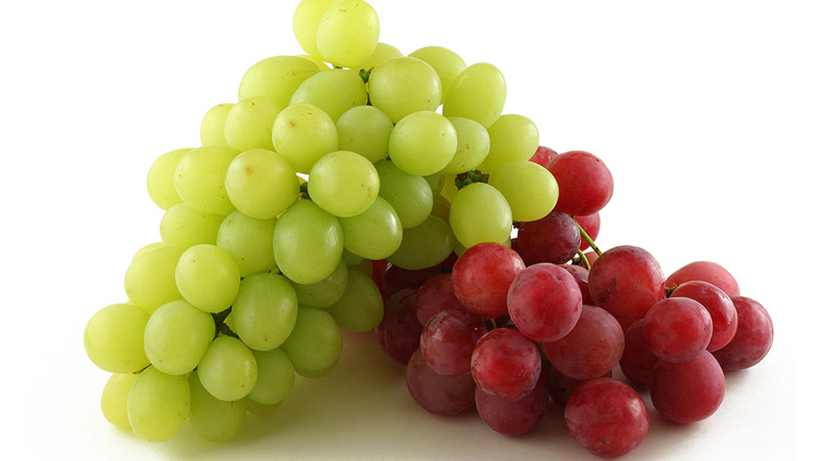 Picture of Red and Green Seedless Grapes