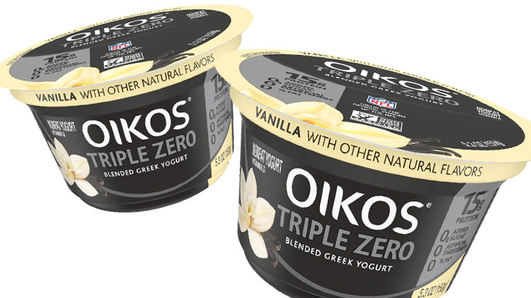 Picture of Dannon Triple Zero, Light & Fit, Two Good or Zero Sugar Yogurt