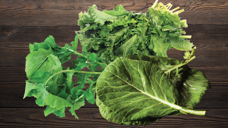 Picture of Fresh Collard, Mustard or Turnip Greens