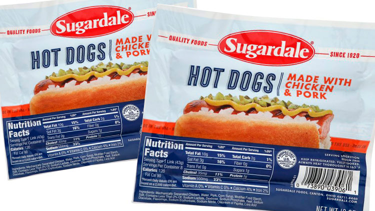 Picture of Sugardale Hot Dogs