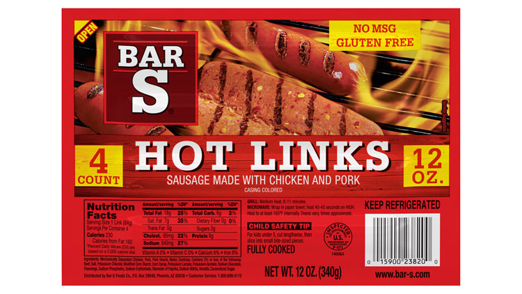 Picture of Bar-S Hot Links