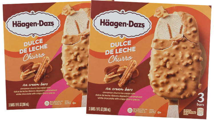 Picture of Haagen-Dazs Dulce De Leche Ice Cream Bars or Waffle Cones