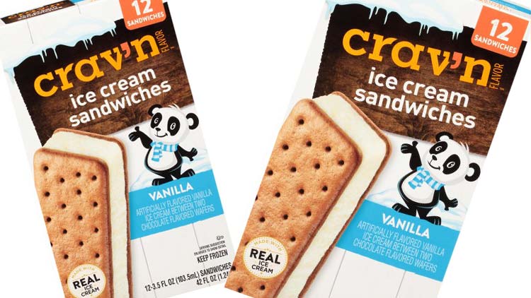 Picture of Crav'n Ice Cream Sandwiches or Bars