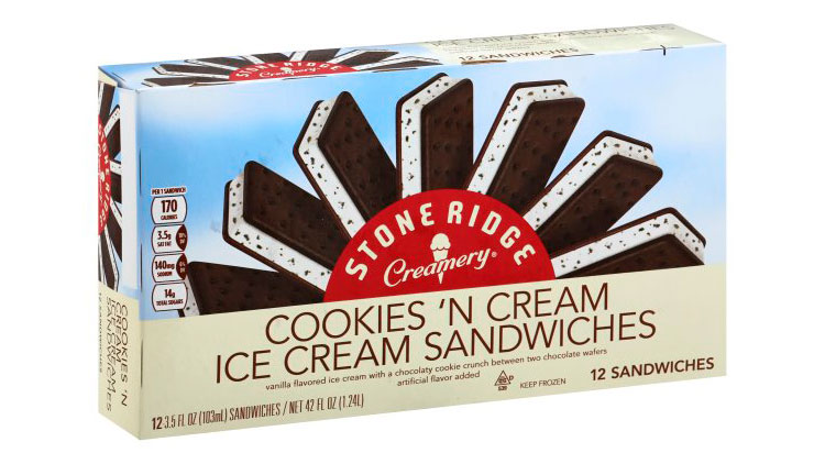 Picture of Stone Ridge Creamery Ice Cream Sandwiches, Bars or Novelties