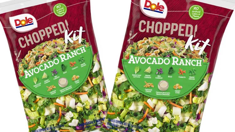 Picture of Dole Chopped Avocado Ranch Salad Kit