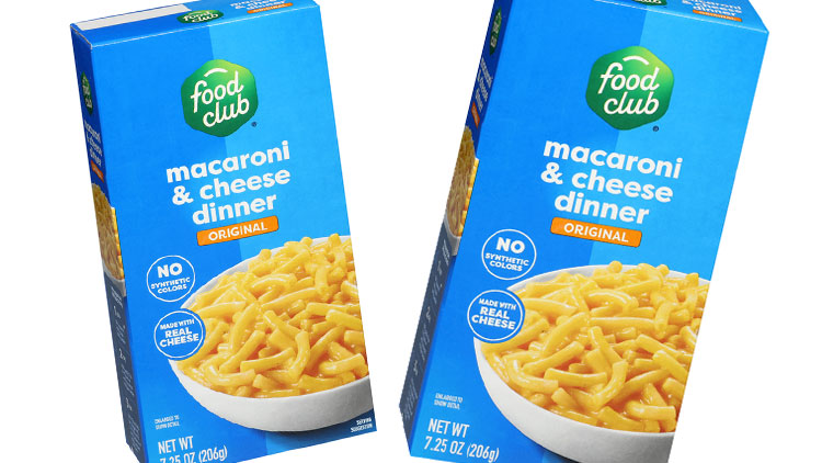 Picture of Food Club Mac & Cheese Dinner or Food Club Tomato Sauce