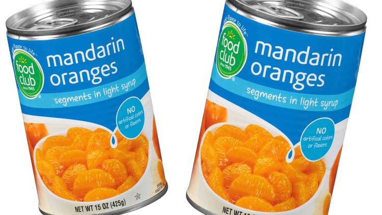 Picture of Food Club Mandarin Oranges or Pure Pumpkin