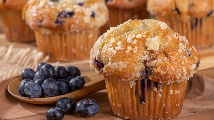 Picture of Fresh Blueberry Muffins