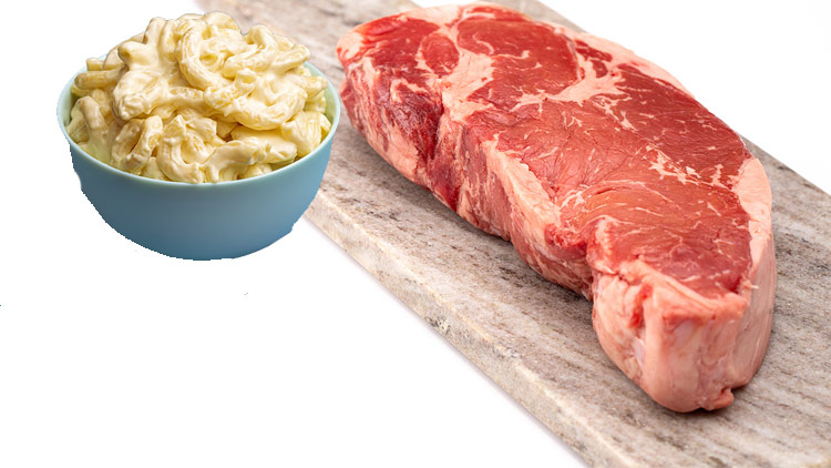 Picture of New York Strip With Mac & Cheese