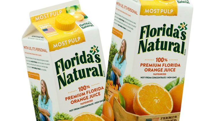 Picture of Florida's Natural Orange Juice or Ruby Red Grapefruit Juice