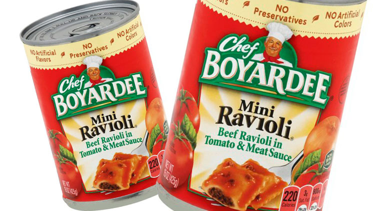 Picture of Chef Boyardee Canned Pasta