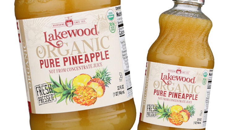 Picture of Lakewood Organic Pure Pineapple Juice