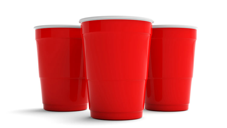 Picture of Simply Done Plastic Red Cups