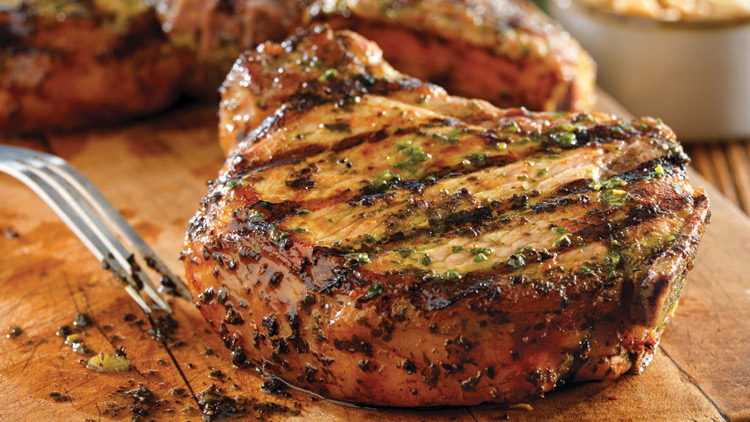 Picture of Center-Cut Bone-In Pork Loin Chops