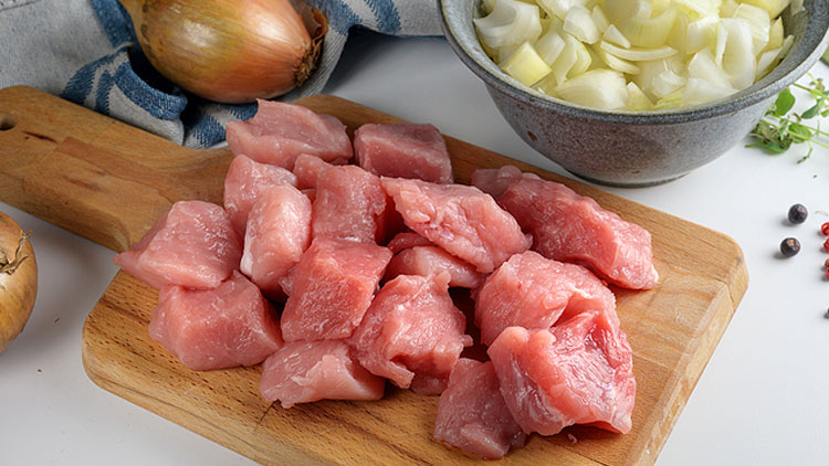 Picture of Tyson Pork Stew Meat or Enhanced Ground Pork