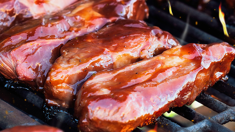 Picture of High River Angus Choice Beef Boneless Country Style Ribs