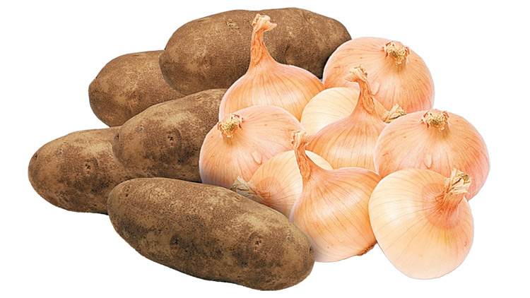 Picture of Jumbo Sweet Vidalia Onions or Large Baking Potatoes