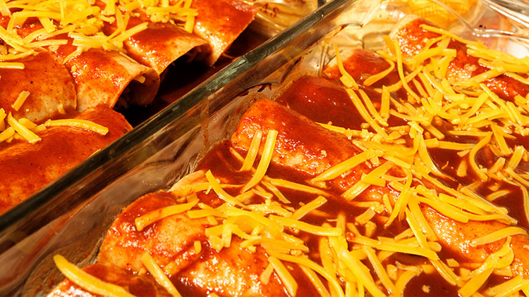 Picture of Red Chile Cheese Enchiladas