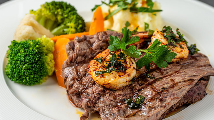 Picture of Ribeye with Broccoli, Cauliflower & Carrots