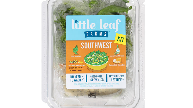Little Leaf Farms Lettuce, Baby Crispy, Green Leaf 4 Oz