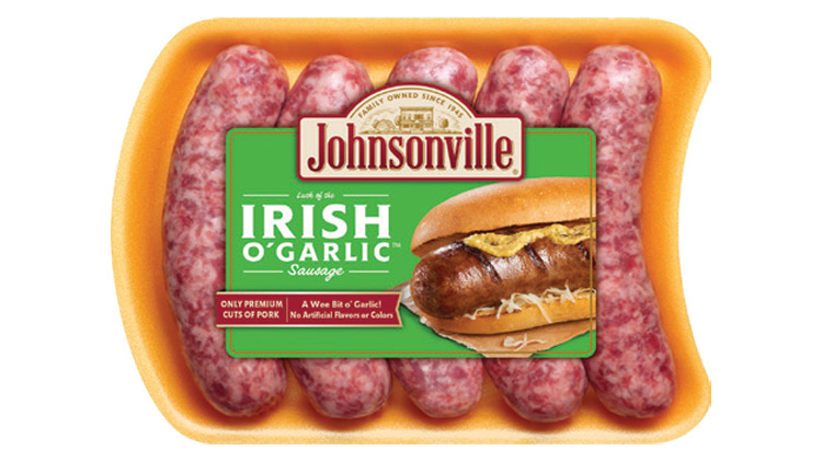 Picture of Johnsonville Irish O'Garlic Bratwurst