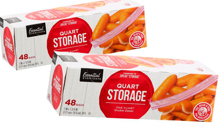 Kroger® Double Zipper Quart Storage Bags, 48 ct - Foods Co.