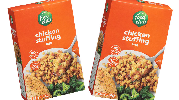 Picture of Food Club Stuffing or Food Club Cut Yams