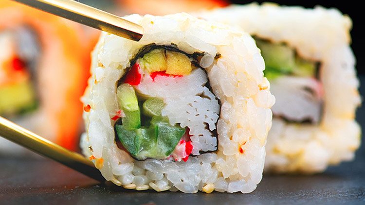 Picture of Fresh Sushi Vegetable Combo Roll 