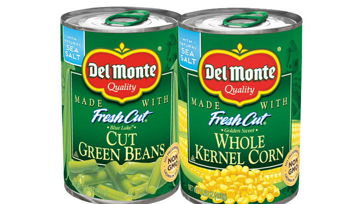 Del Monte No Salt Added Golden Sweet Whole Kernel Corn - 15.25oz : Target