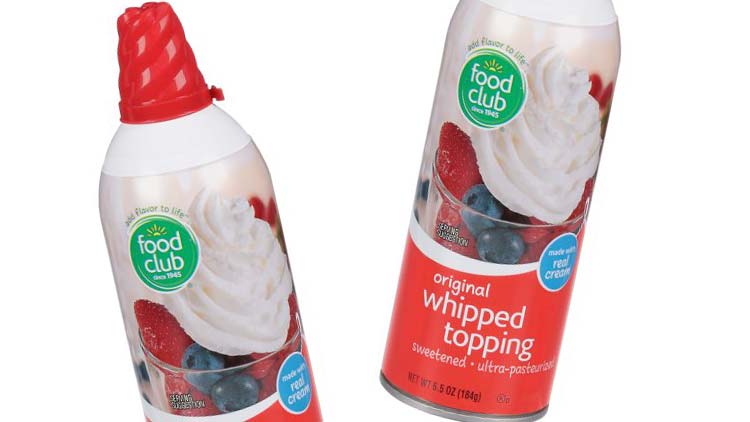 Picture of Food Club Real Cream Whipped Topping