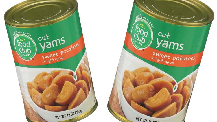 Picture of Food Club Sweet Cut Yams