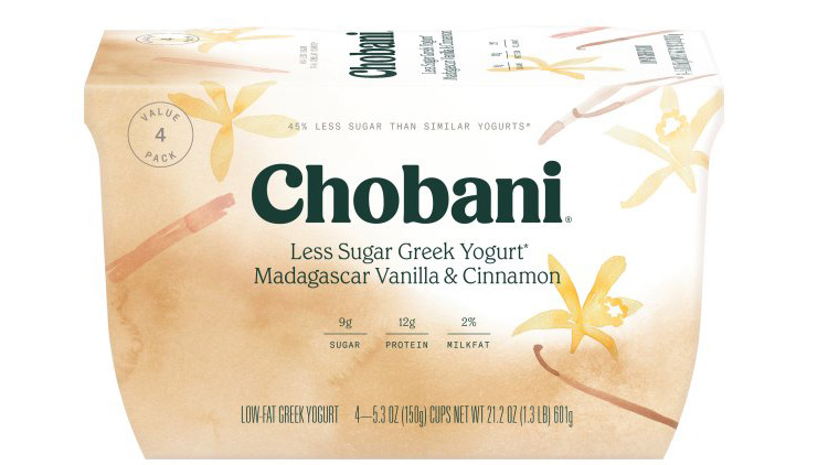 Picture of Chobani Greek, flip, Less Sugar or Zero Sugar Yogurt