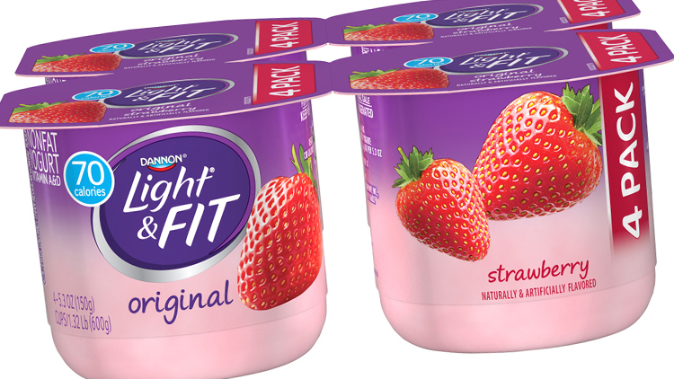 Picture of Dannon Light + Fit Yogurt